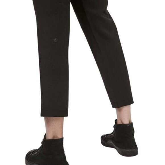 Lululemon On The Fly Pant Woven 27" In Black Women Size 4 - Picture 3 of 13